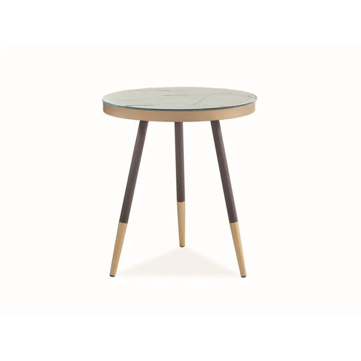 Ława VEGA C 45x45 biała/czarna