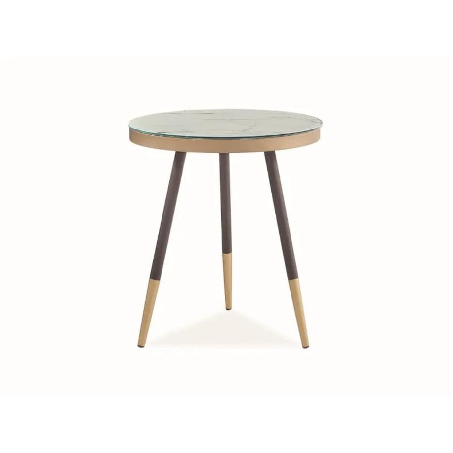 Ława VEGA C 45x45 biała/czarna