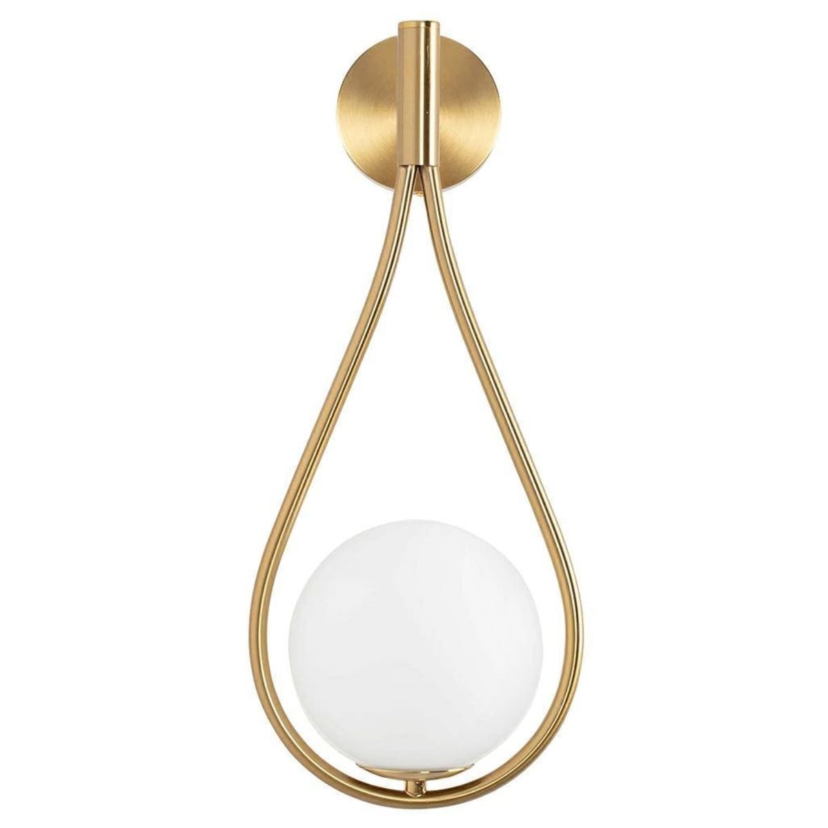 Lampa ścienna w kształcie łezki Roma MSE010400204 złota