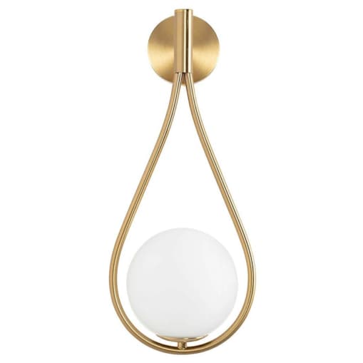 Lampa ścienna w kształcie łezki Roma MSE010400204 złota