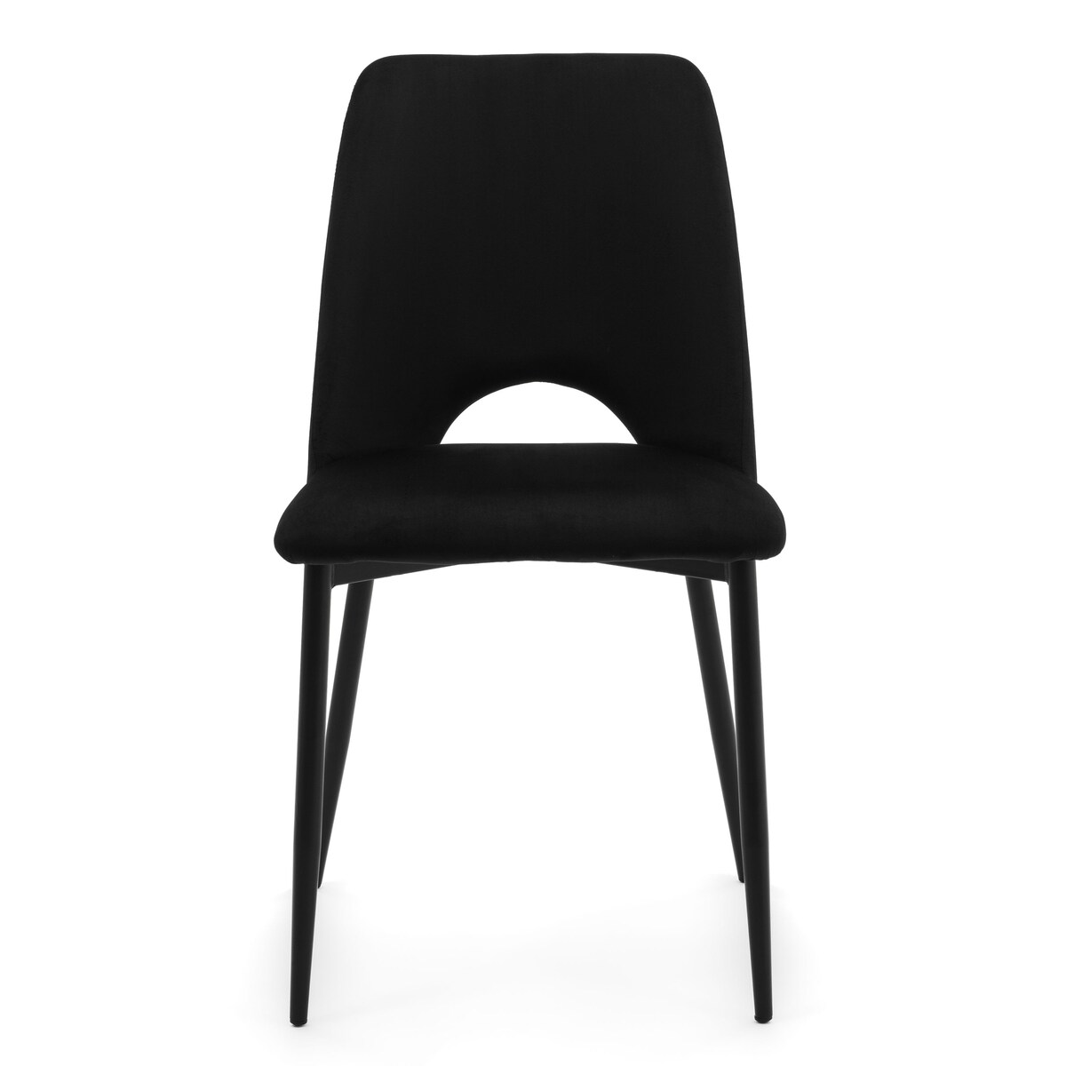 KRZESŁO TAPICEROWANE WELUROWE DO SALONU JADALNI GLAMOUR CZARNE ORO