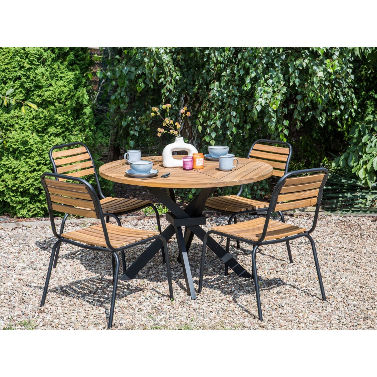 Stół ogrodowy Drewno Jasne drewno LISSONE