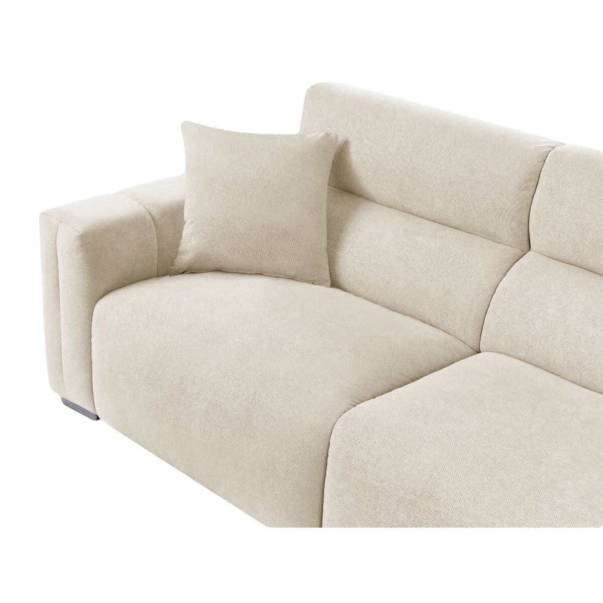 Sofa 3-osobowa jasnobeżowa FAUSKAN