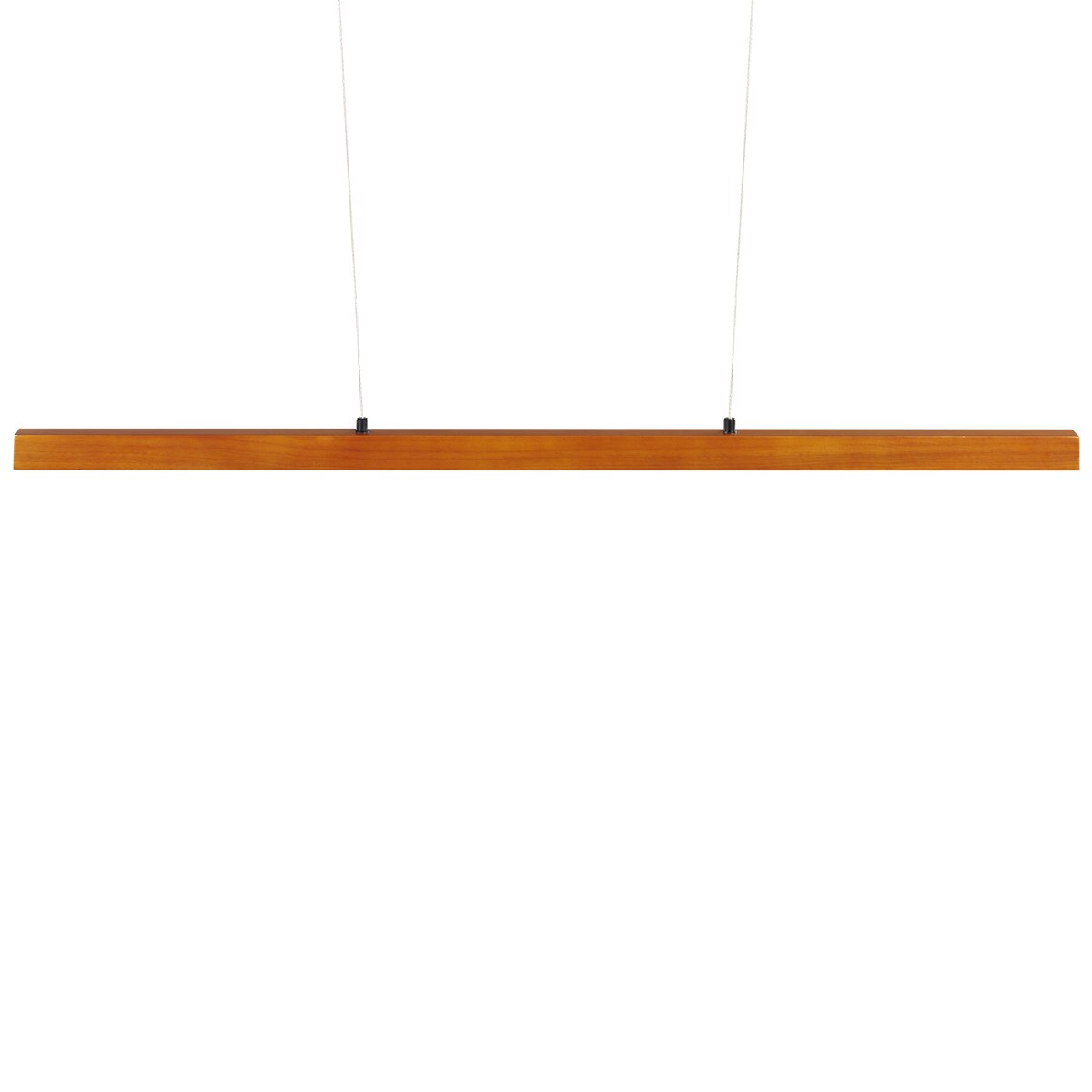 Lampa wisząca LED STEWARTS Ze ściemniaczem Drewno dębowe Ciemnobrązowy