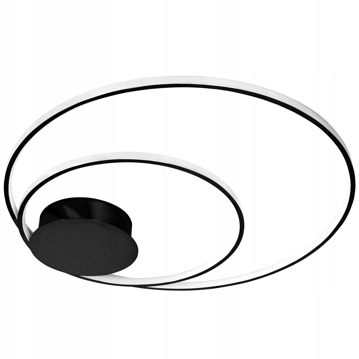 Lampa Sufitowa Plafon Led Black Pilot Okrągła