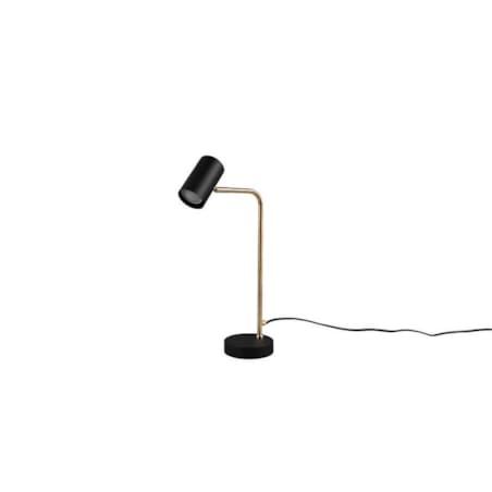 Stojąca LAMPA biurkowa MARLEY 512400108 Trio regulowana LAMPKA loftowa tuba metalowa stołowa mosiądz