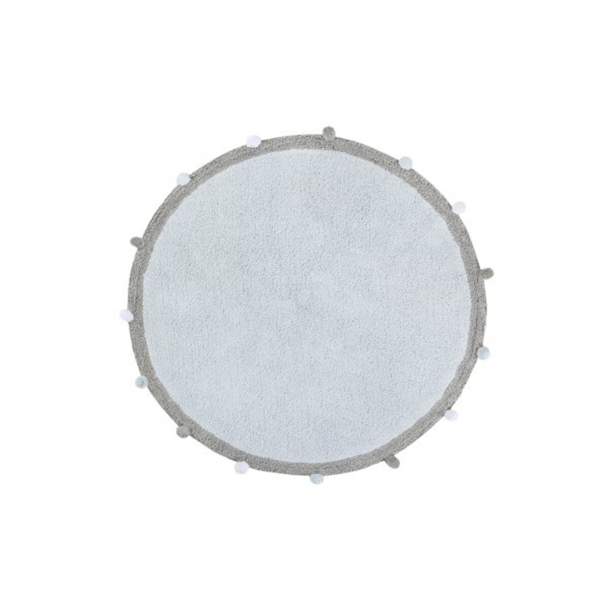 Dywan Bawełniany Bubbly Soft Blue Ø120 cm Lorena Canals