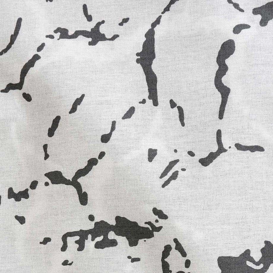 Pościel bawełniana 200x220 Mercer Grey szara i biała w dekoracyjny wzór, Cottonlove Exclusive, Darymex