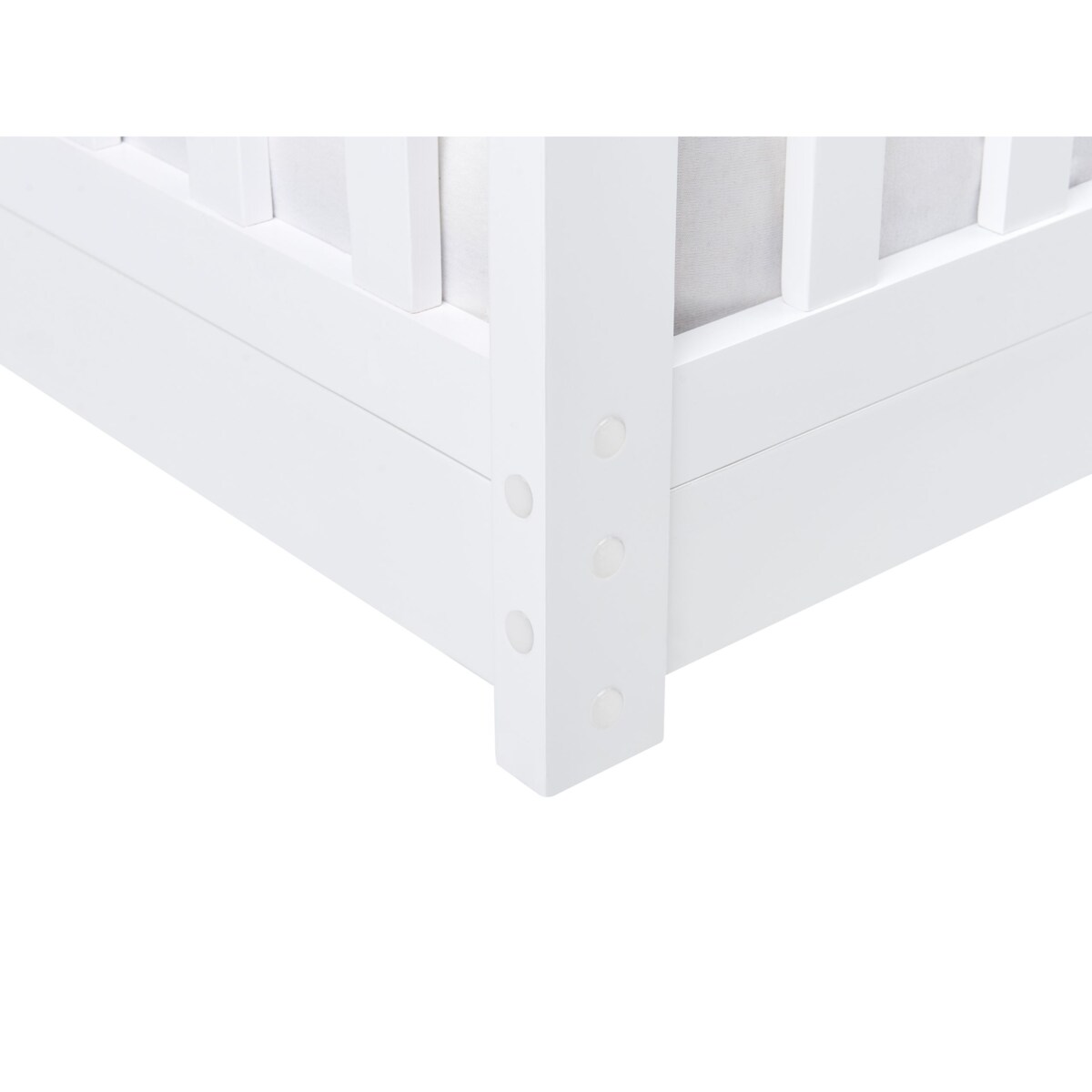 Łóżko dziecięce Domek Drewno sosnowe COSSAYE 90 x 200 cm Biały