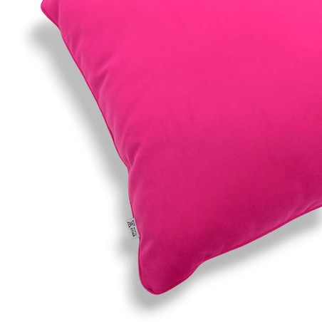 Różowa poduszka ozdobna 45x45 cm Darsi - fuksja