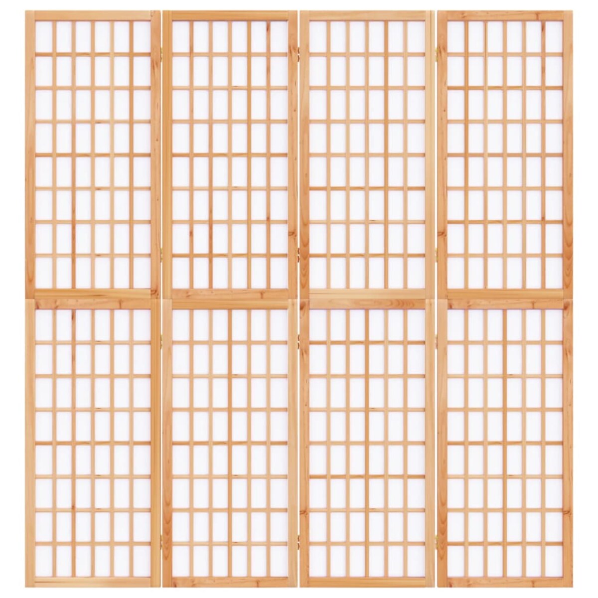 vidaXL Składany parawan 4-panelowy w stylu japońskim, 160x170 cm