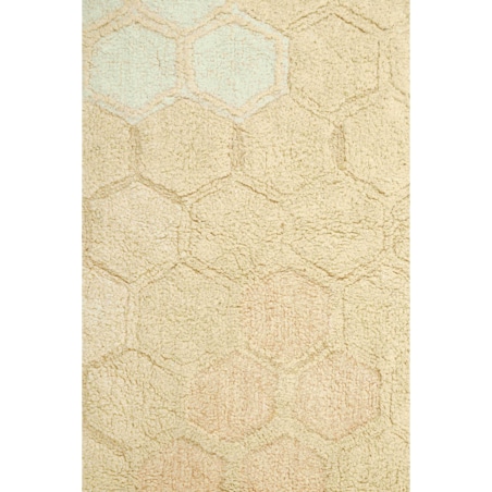 Dywan bawełniany do prania w pralce Sweet Honey, Planet Bee, Lorena Canals