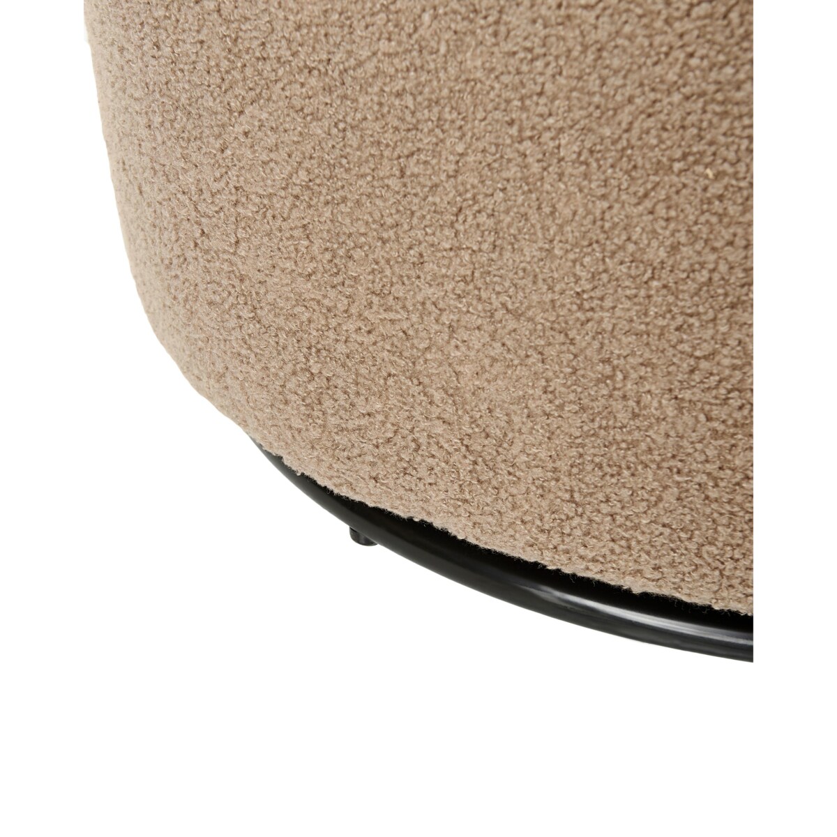 Fotel DAVIK Boucle Beżowoszary