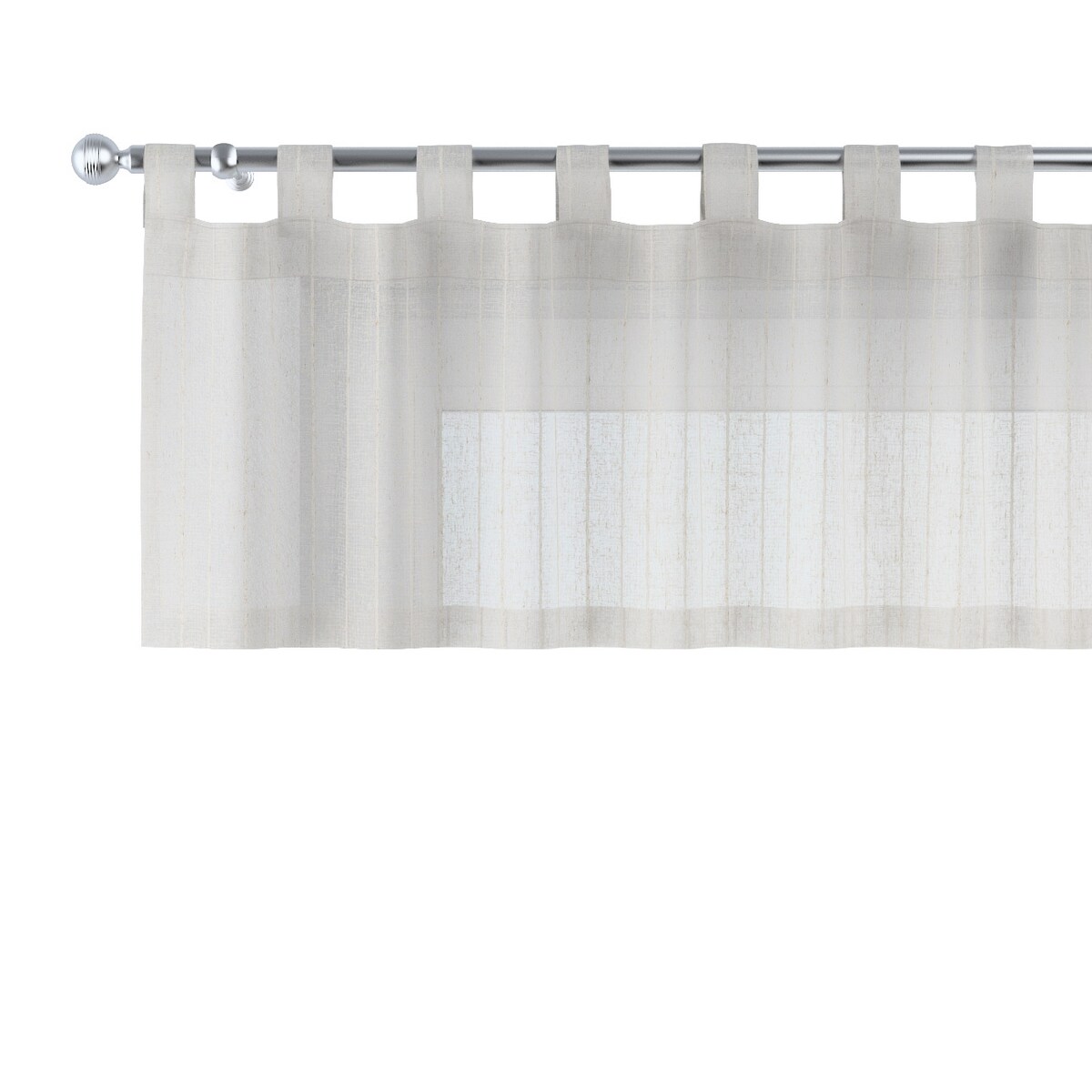 Lambrekin na szelkach 130x40 beżowy