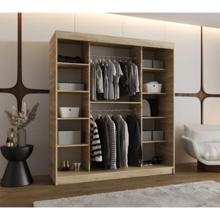 Szafa przesuwna ROYAL 180 sonoma