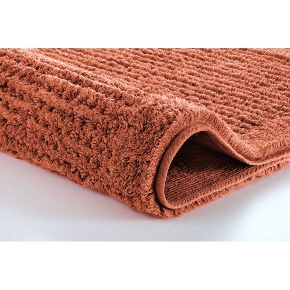 Kleine Wolke Net Ekologiczny Dywanik łazienkowy pomarańczowy 60 x 90 cm ECO LIVING