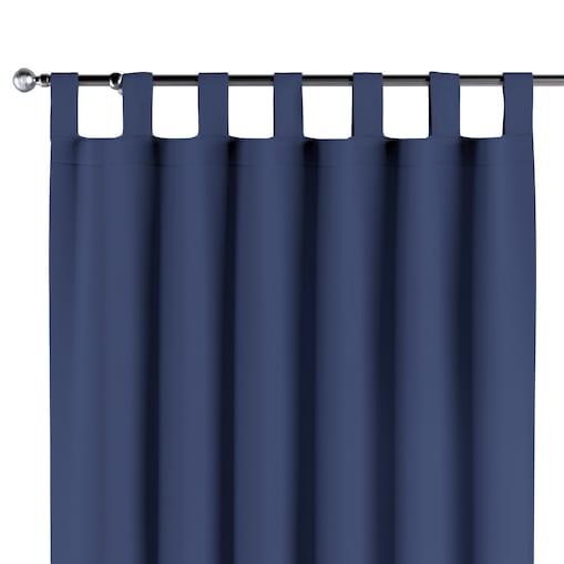 Zasłona na szelkach 1 szt. 130x245 granatowy