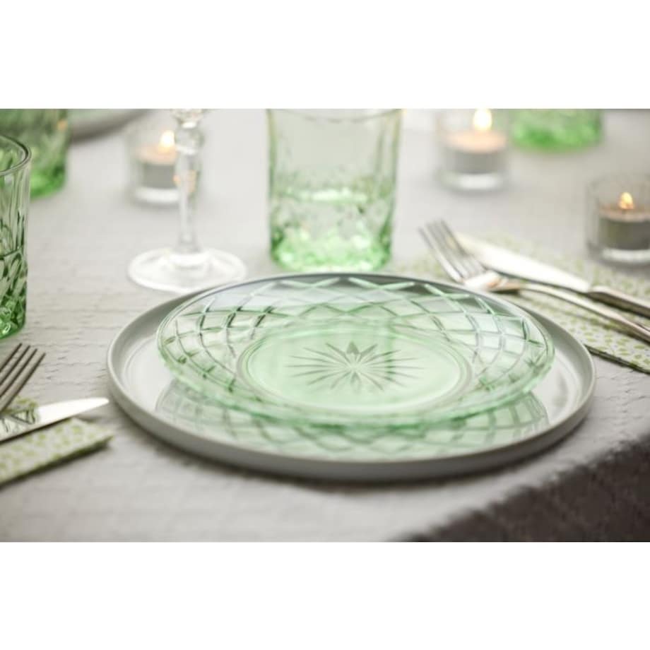Talerze Sorrento 21 cm 4 sztuki zielone 32010