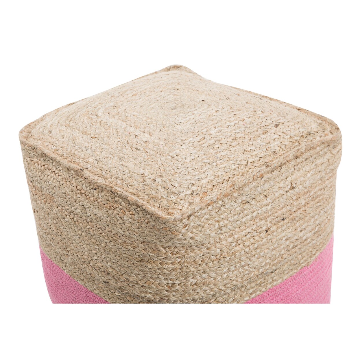 Puf 44 x 44 x 44 cm różowy KIRAMA