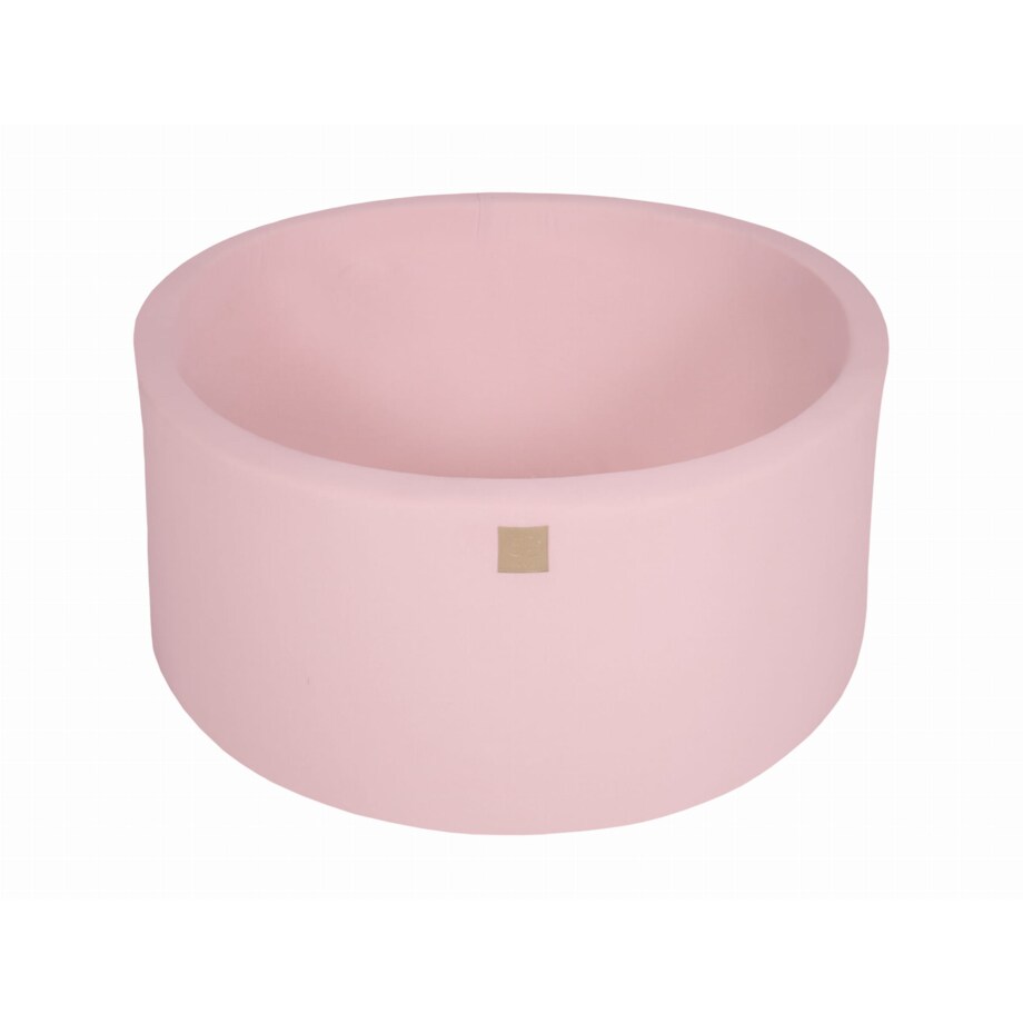 Okrągły Suchy Basen dla Dziecka 90x40cm/bez Piłek, Cotton, Jasnoróżowy