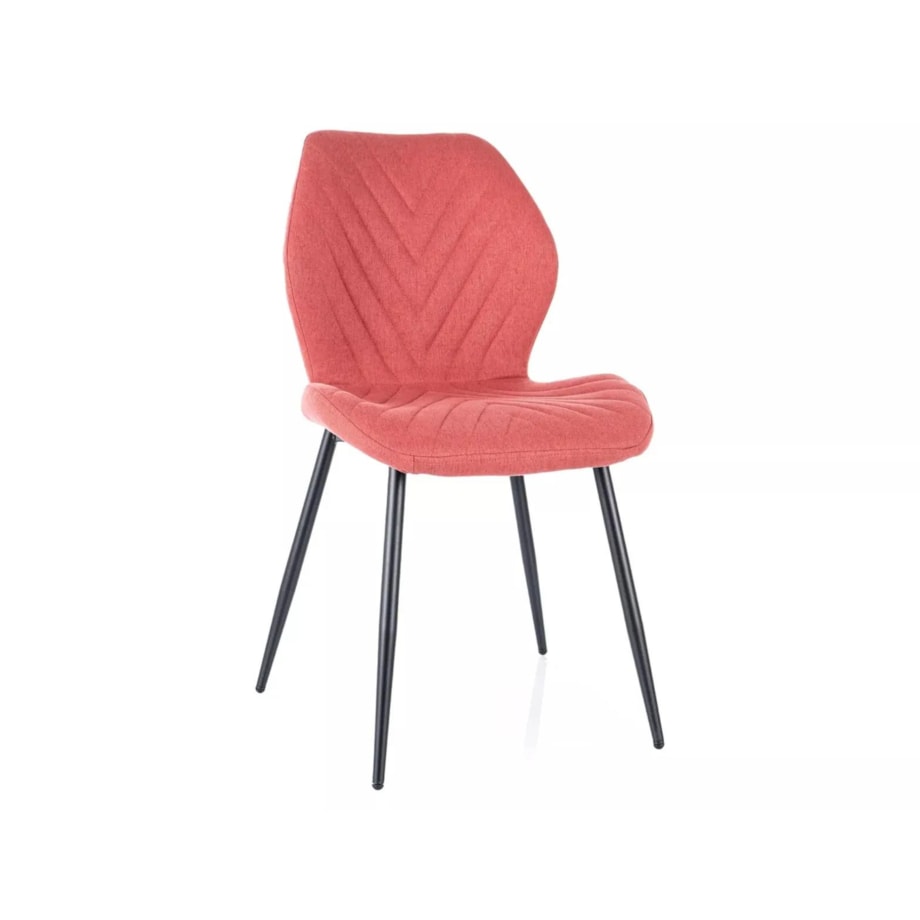 Krzesło tapicerowane MIKE NEA czerwone