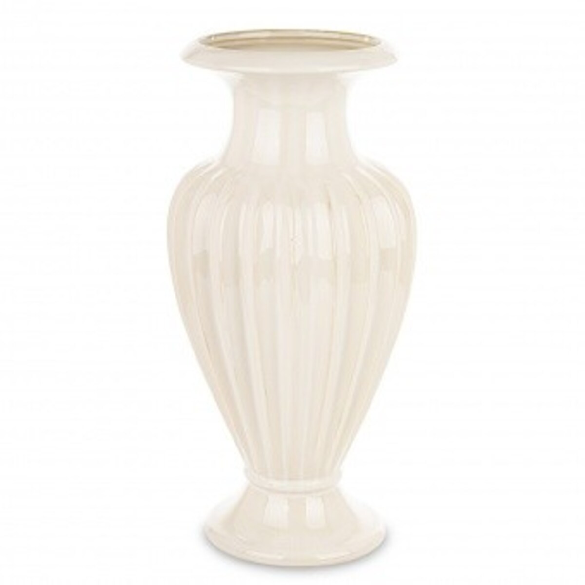 Wazon ceramiczny 46x22x22 cm STAMMA beżowy