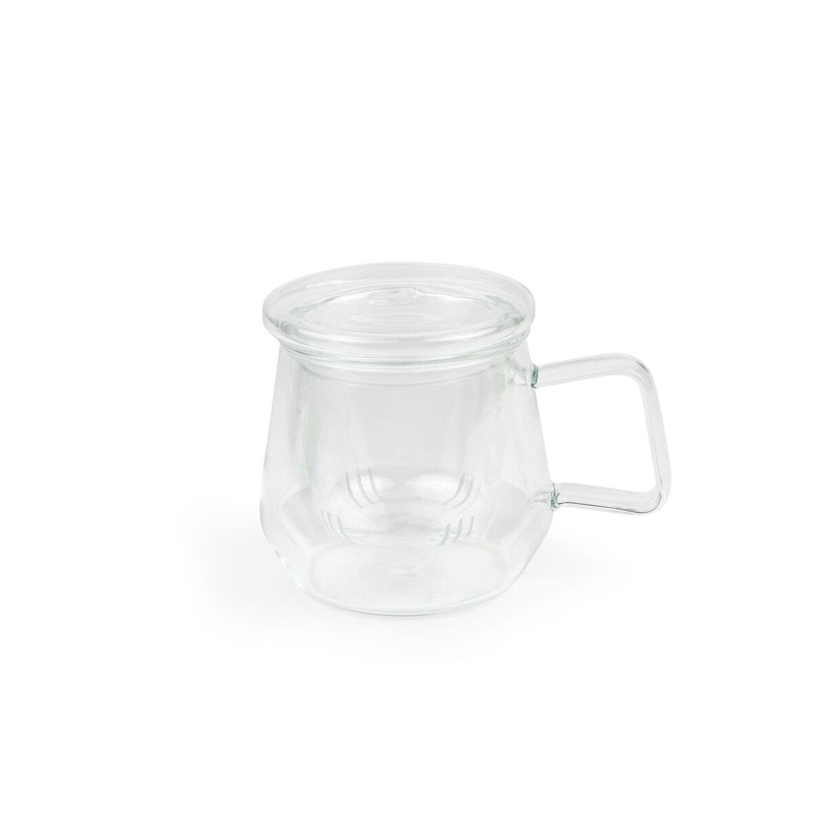 Kubek szklany z zaparzaczem Livorno 290ml - bezbarwny / Bredemeijer