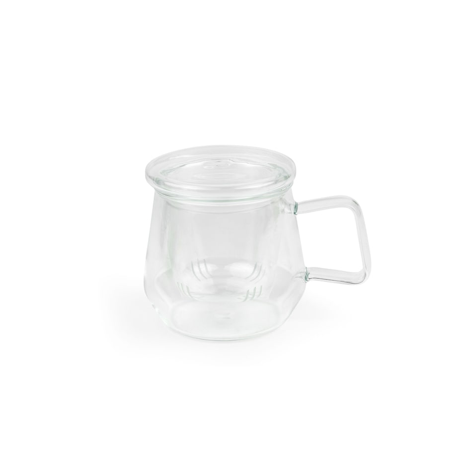 Kubek szklany z zaparzaczem Livorno 290ml - bezbarwny / Bredemeijer