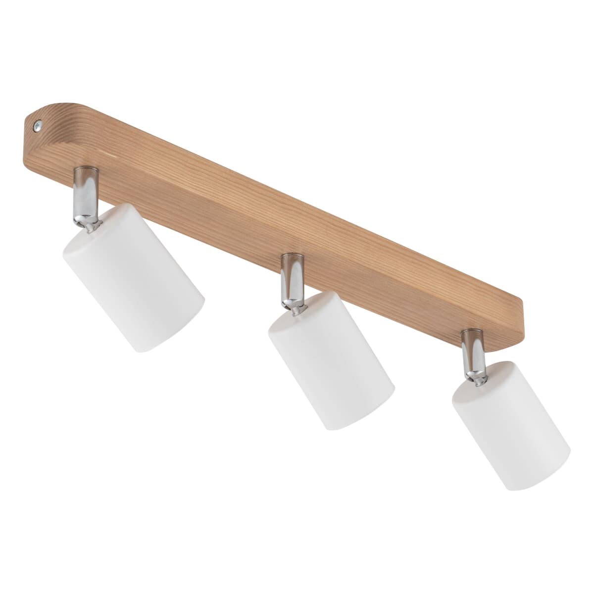Lampa sufitowa nad stół Top Wood 3296 TK Lighting potrójna drewniana biała