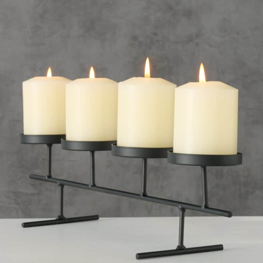 Świcznik Ambrose 40x10x10cm, 40 x 10 x 10 cm