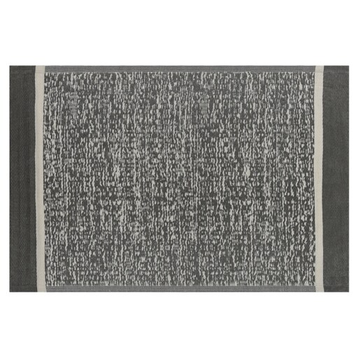 Dywan zewnętrzny 120 x 180 cm czarno-biały BALLARI