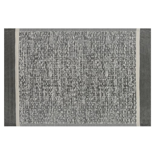 Dywan zewnętrzny 120 x 180 cm czarno-biały BALLARI