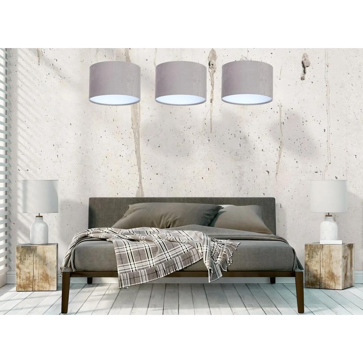 Lampa wisząca HOME 30 szara/biała