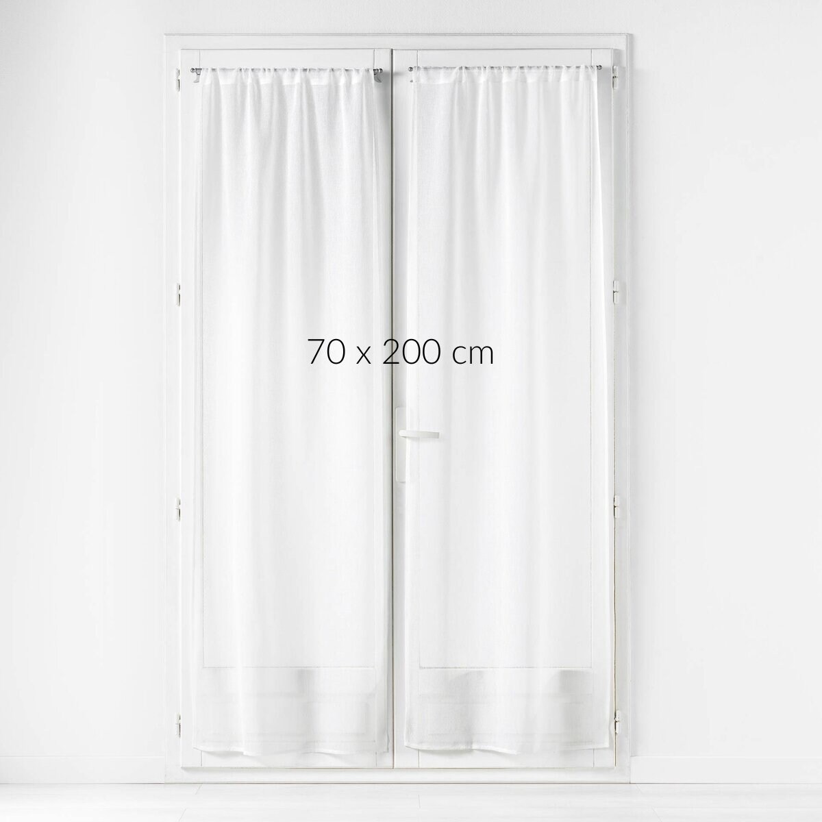 Zestaw dwóch firan CARLIN, 70 x 200 cm