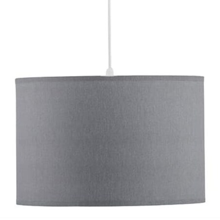 Salonowa okrągła lampa zwieszana Rondo 3462 TK Lighting tkaninowy szary