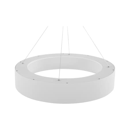 Lampa wisząca LED metalowa biała LENYA