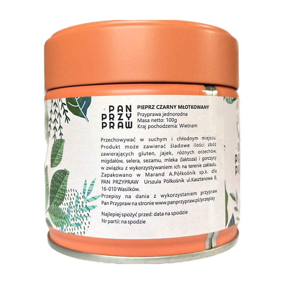 Pieprz Czarny Młotkowany