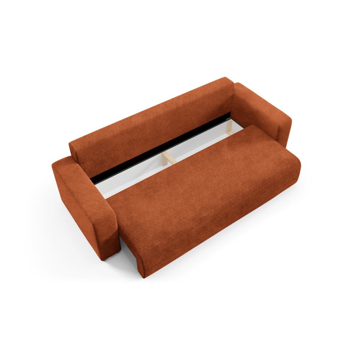 Kanapa EVORA z pojemnikiem tkanina miękki plusz Klor: Onega 18