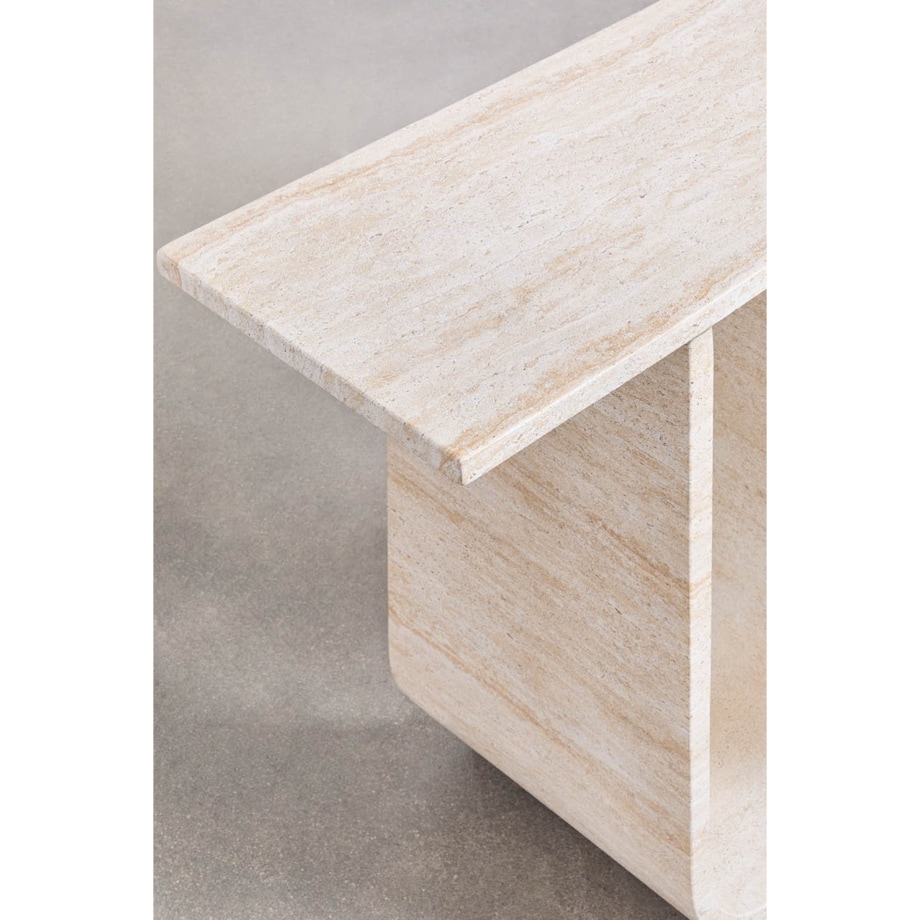 Konsola betonowa Ceravi o wyglądzie trawertynu 120 cm