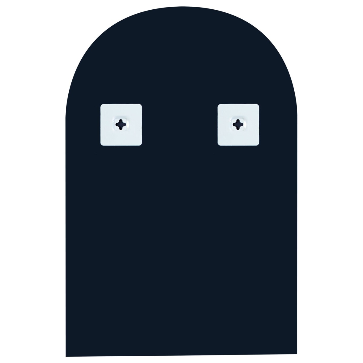 Lustro ścienne arkadowe 50 x 75 cm srebrne ANNECY