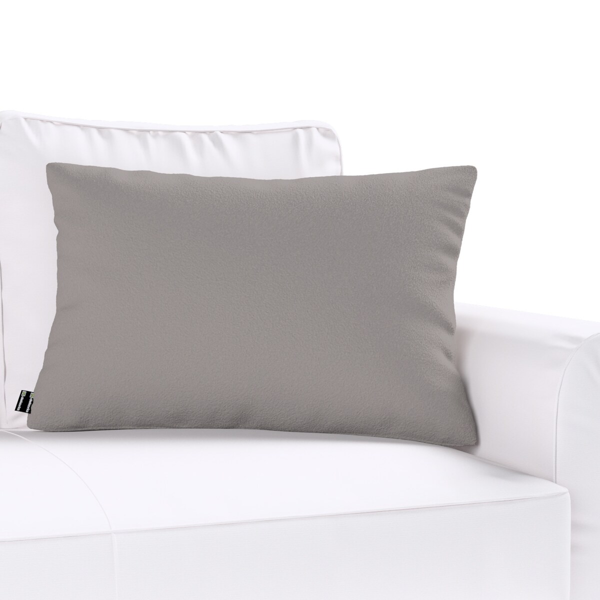 Poszewka Kinga na poduszkę prostokątną 47x28 ciemno beżowa bukla