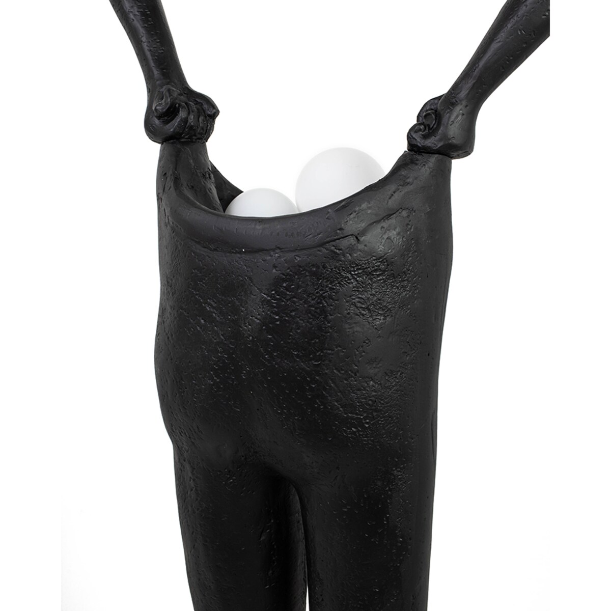 MOOSEE lampa podłogowa HUMAN HOUDINI czarna