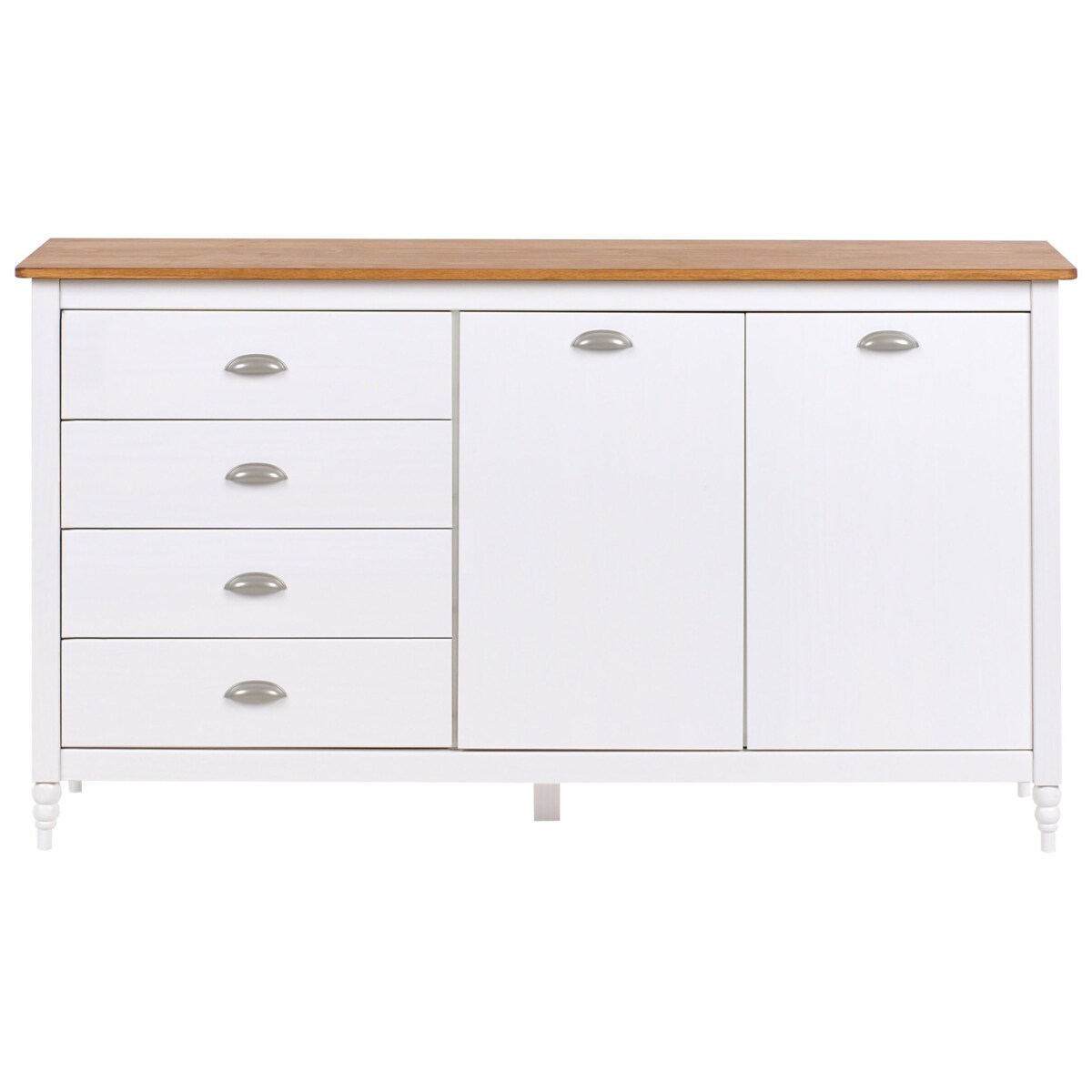 Szafka dwudrzwiowa biała SHILLINGTON