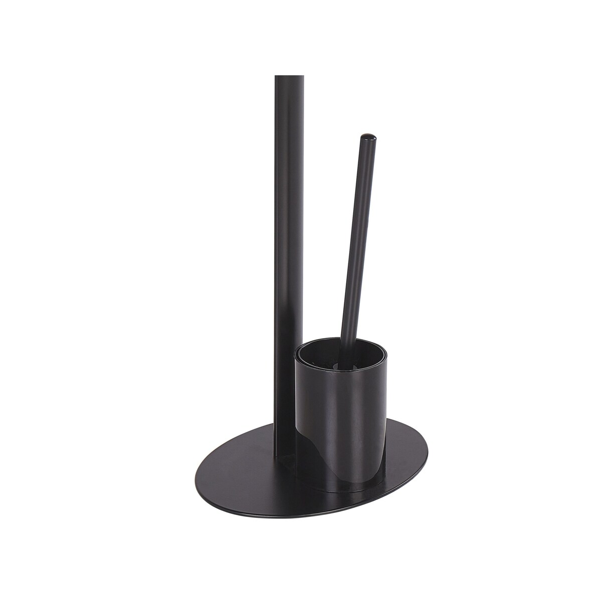 Stojak na papier i szczotkę toaletową czarny SARTO