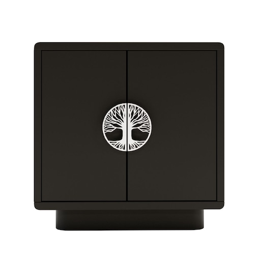 Czarna szafka nocna Dancan LOTTA