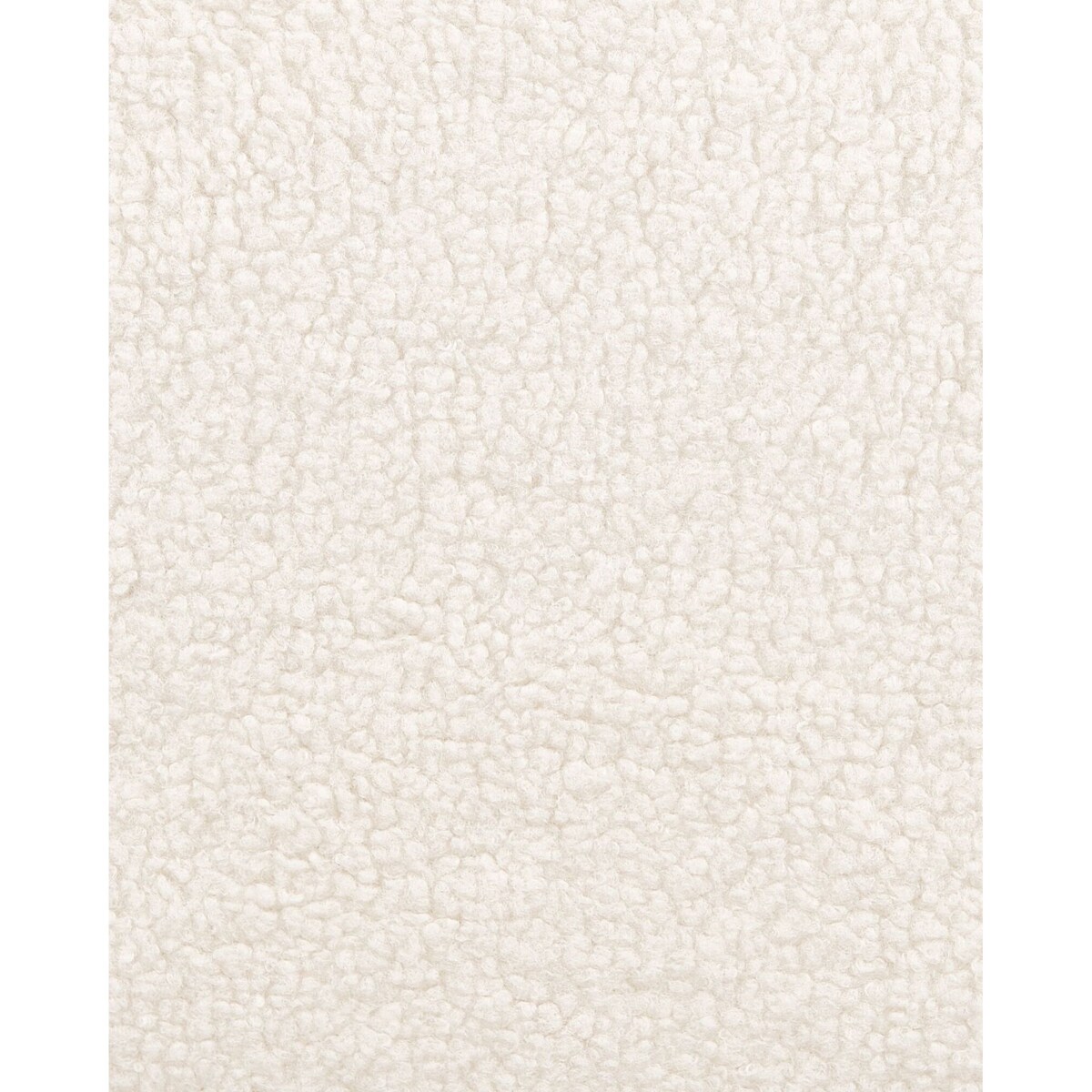 Fotel boucle biały ALPHA