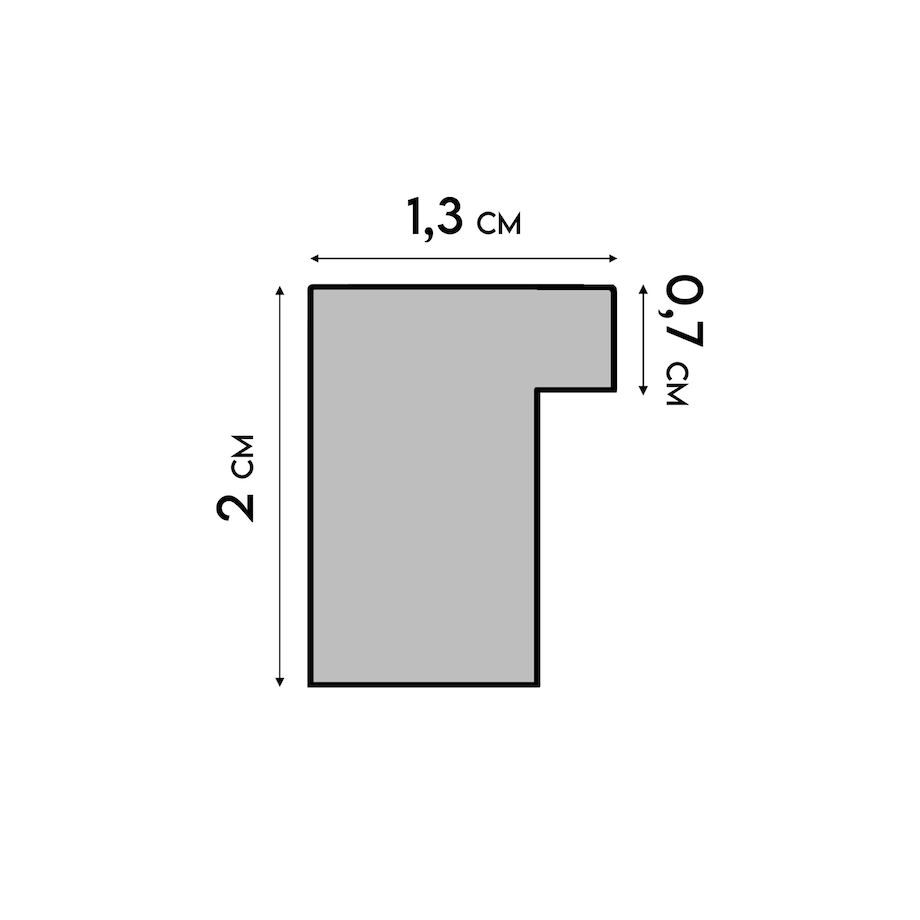 Ramka na zdjęcia 20x30 cm rama MDF biała z przetarciami ramki do zdjęć plakatów 30x20 cm LUCA®