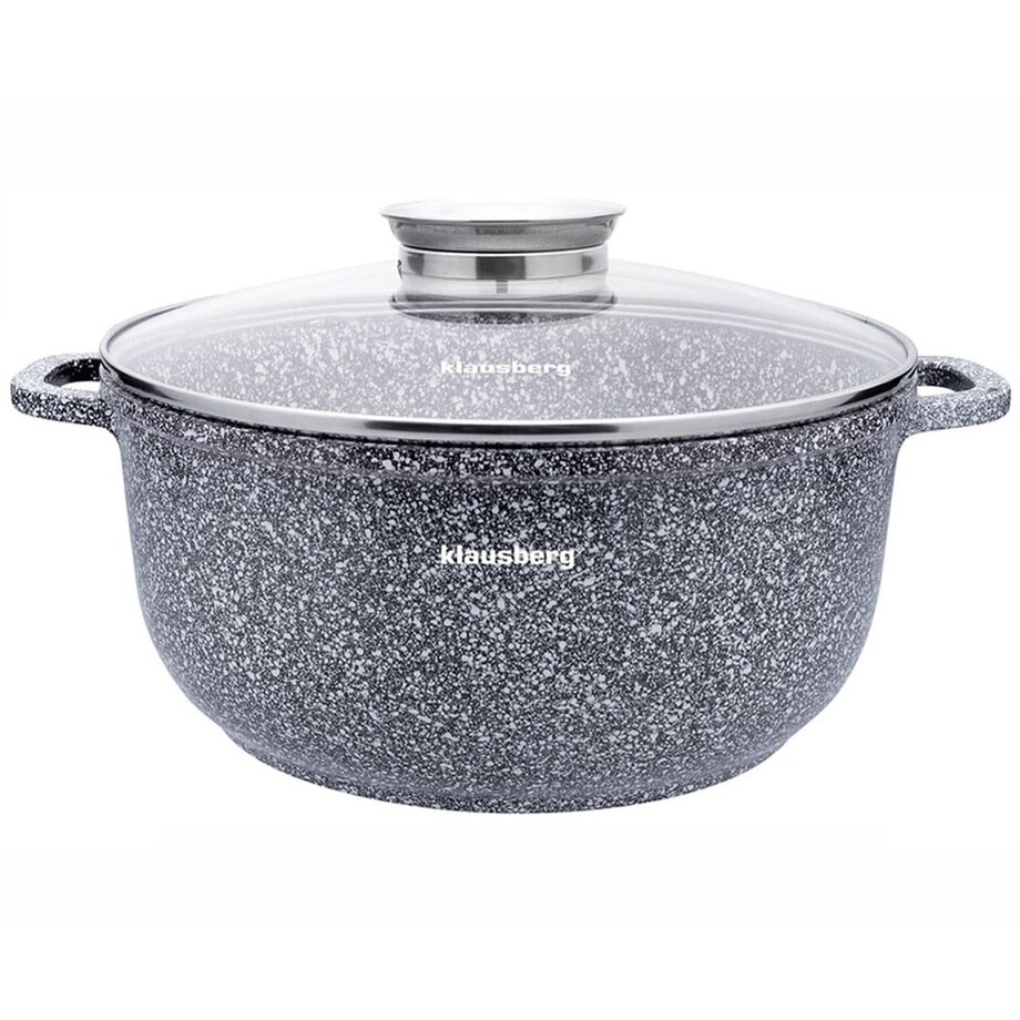 Klausberg garnek z powłoką marmurową 5.6l 26cm KB7523
