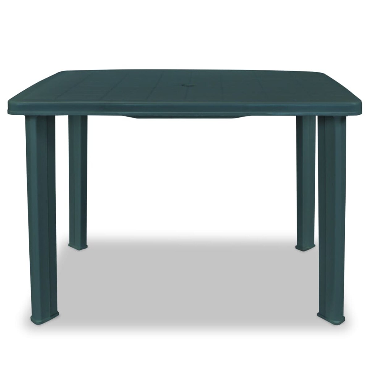 vidaXL Stół ogrodowy, zielony, 101 x 68 x 72 cm, plastikowy