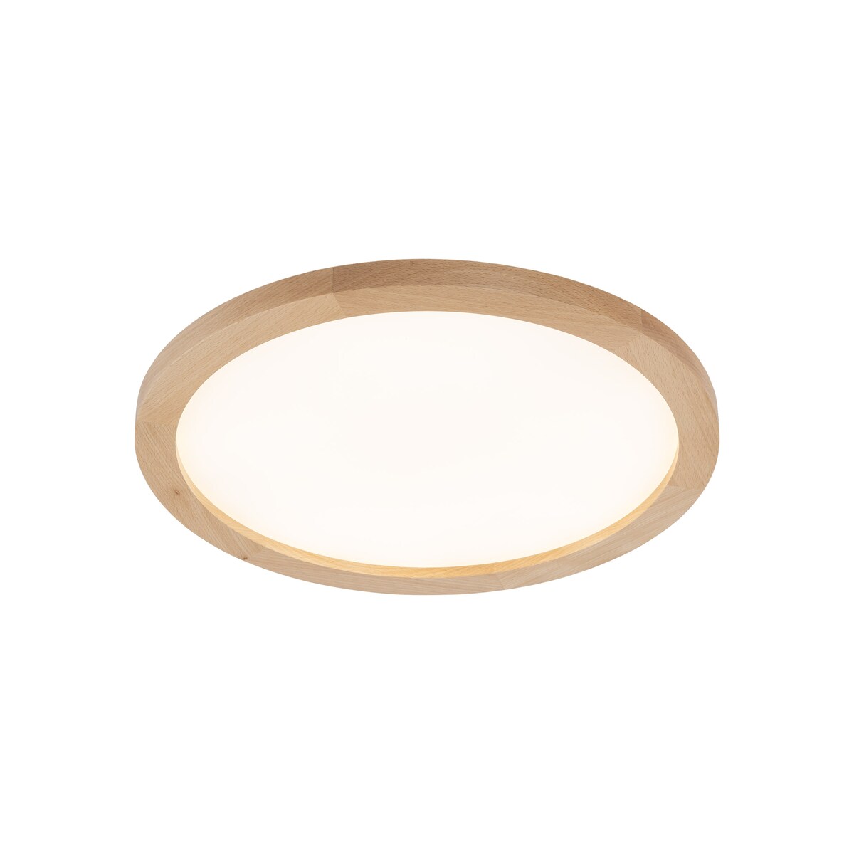 Plafon LED 36W TK Lighting AQUA WOOD buk IP54 42,5 cm nowoczesny biały sufitowy